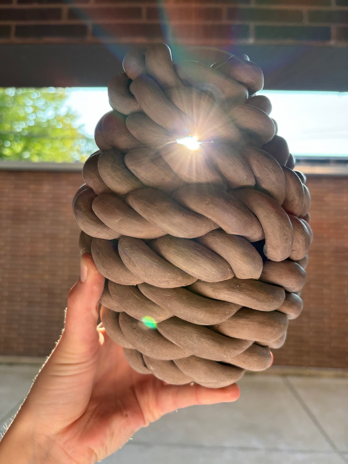 light visible through voids